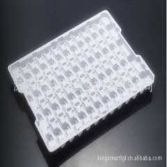 Anti-stastic thermoforming plastic packaging tray
