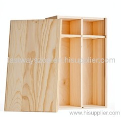 wooden wine boxesfor 2 bottles