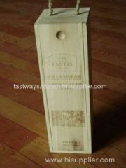 wooden wine boxes for 1 bottle