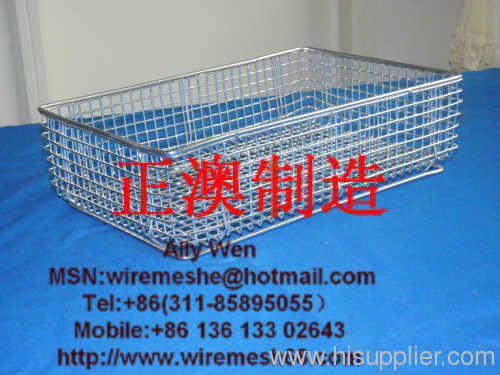 metal wire mesh basket in gift & craft