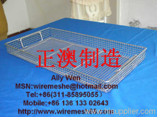 stainless steel wire mesh basket strainer