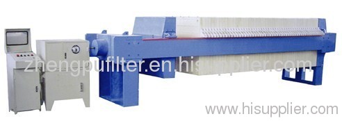 Filter press zhengpu dibo filter press series 1000