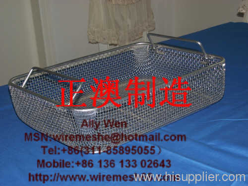 Stainless steel wire mesh basket,