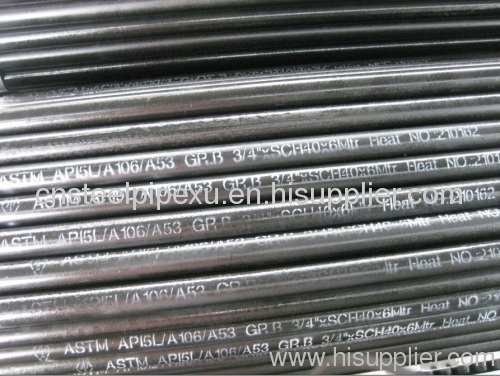 EN10216 Black Seamless Pipe