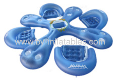 PVC inflatable water chairs for 4 persons