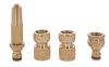 Brass Hose Connector Set Include brass nozzle and brass connector.