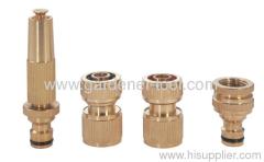 Brass Hose Nozzle Set For Garden Water Irrigation