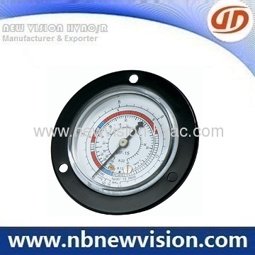 Oil Filled Pressure Gauge with Flange