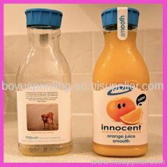 2013 hot sales customized self-adhesive juice bottle labels