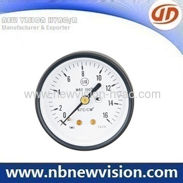 Black Steel Pressure Gauge