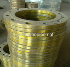 china carbon steel plate flange maunfacture