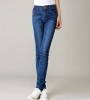 OEM women ladies girls Jeans Denim factory manufacture fashion wholesale 100% cotton new 2013 promotion China