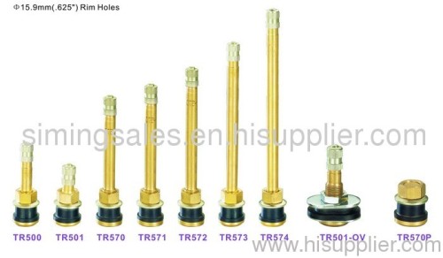 Tubeless Type Tire Valves for Truck & Bus