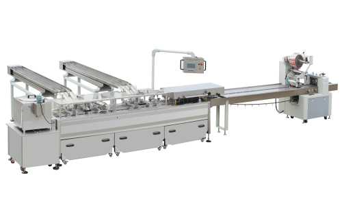 Double Line Sandwich Machine Connect with Packing Machine