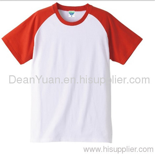 Raglan sleeve round neck T-shirt