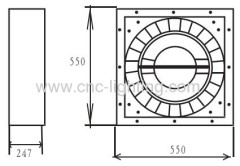 UL listed 80-200W LVD explosion proof light