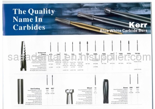 SA-BUR 14 KERR Carbide Burs