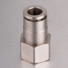 Straight Female Connector Pneumatic Brass Fittings