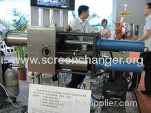Double piston screen changer for compounding/fiber/resins/semi-finished/recycling