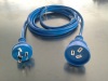 Blue extension cords for Australia