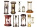 Modern style sand glass timer recorder