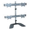 Two level four panels aluminum desk mount bracket