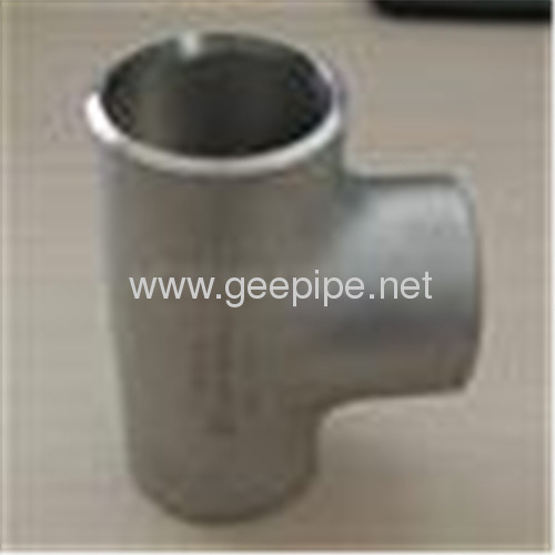 china forged pipe fitting cs butt weld reducing tee