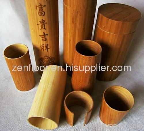 natural bamboo round tube