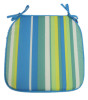 stripe polyester pongee seat cushion