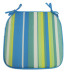 stripe polyester pongee seat cushion