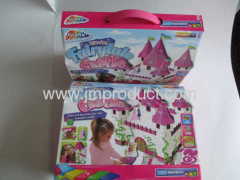 colorful kids'glittering fairytale castle