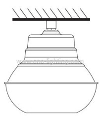 UL listed 40-100W IP65 Waterproof Induction Highbay light with Internal driver