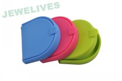 Silicone Cometic Pouch in folding style