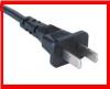 2 flat pin plug with cord for China