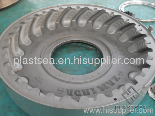 Two piece tire mold