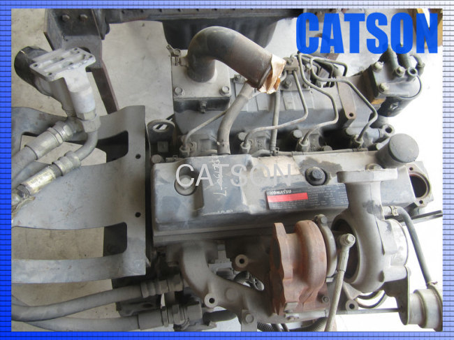 komatsu pc130-7 saa4d95le-3 engine assy