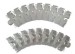 Tooth Flat Top chain 1706 series sideflex chain