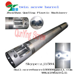 Parallel twin double screw and cylinder