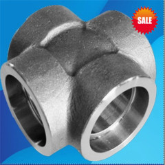 china forged alloy steel straight cross pipe fitting