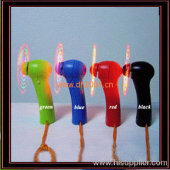 Mini plastic hand fan