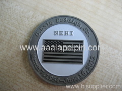 round metal militery coins