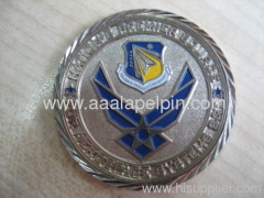 round metal militery coins