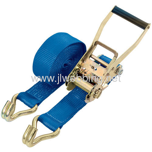 U Hook polyester Ratchet tie down