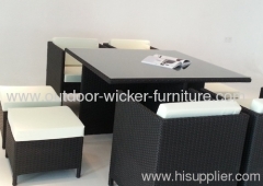 Stephanie 4 Seater Cube set with footstools