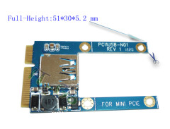 Mini PCIe(PCI-express) To USB Adapter