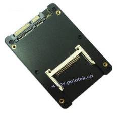 Dual CF to SATA HDD Adapter card with case RAID Function