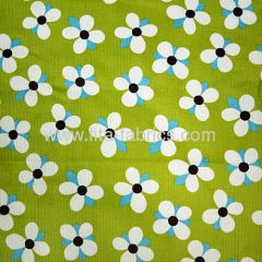 21w 100% Cotton Printed Corduroy Fabric