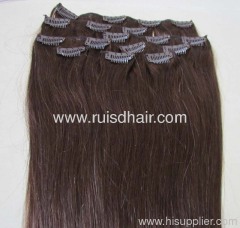 Brazilian remy clip in hair extension