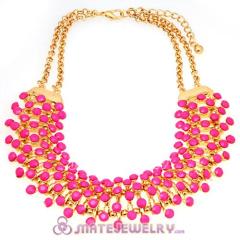 Fashion Women Accessories Bubble Statement Chunky Chain Necklace