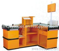 Supermarket Checkout counter with Belt/Supermarket Cashier Desk/Electric Cashier Counter